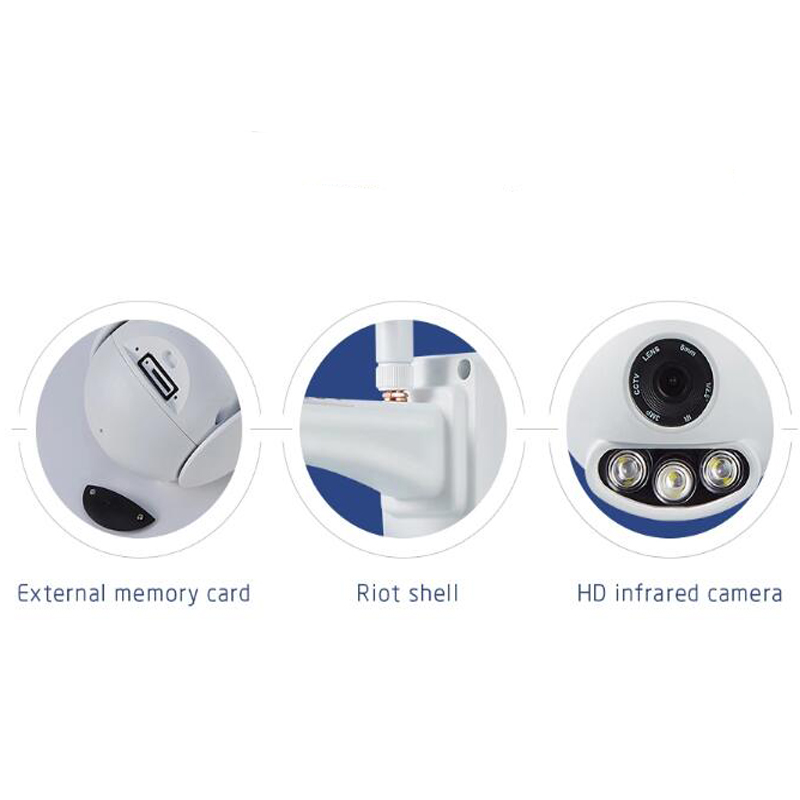 1080p Night vision 50m outdoor wireless mobile wifi ir ip camera